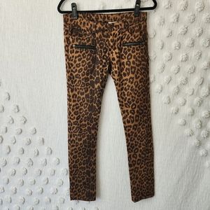 Lazy Oaf Leopard Print Skinny Pants